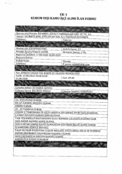 Kamuya Dev İŞçi Alımı: KPSS'siz 537 Personel Alınacak 16