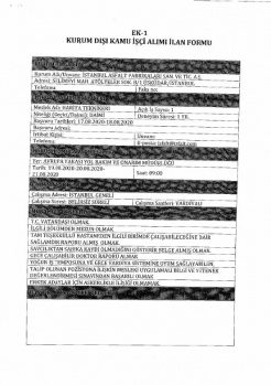 Kamuya Dev İŞçi Alımı: KPSS'siz 537 Personel Alınacak 49