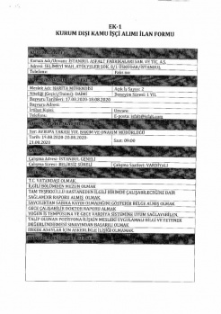 Kamuya Dev İŞçi Alımı: KPSS'siz 537 Personel Alınacak 55