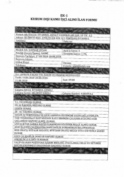 Kamuya Dev İŞçi Alımı: KPSS'siz 537 Personel Alınacak 2