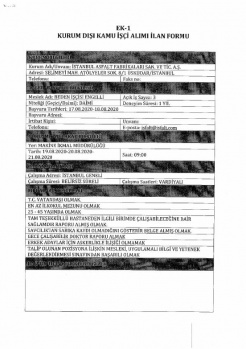 Kamuya Dev İŞçi Alımı: KPSS'siz 537 Personel Alınacak 7