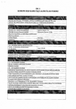 Kamuya Dev İŞçi Alımı: KPSS'siz 537 Personel Alınacak 44