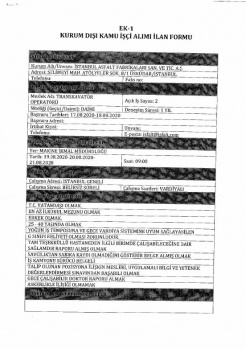 Kamuya Dev İŞçi Alımı: KPSS'siz 537 Personel Alınacak 52