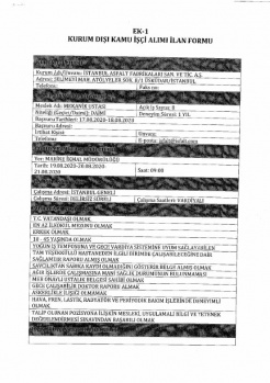 Kamuya Dev İŞçi Alımı: KPSS'siz 537 Personel Alınacak 39