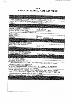 Kamuya Dev İŞçi Alımı: KPSS'siz 537 Personel Alınacak 10