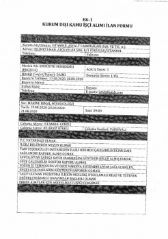 Kamuya Dev İŞçi Alımı: KPSS'siz 537 Personel Alınacak 38