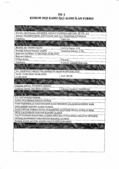 Kamuya Dev İŞçi Alımı: KPSS'siz 537 Personel Alınacak 6