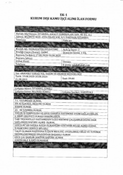 Kamuya Dev İŞçi Alımı: KPSS'siz 537 Personel Alınacak 41