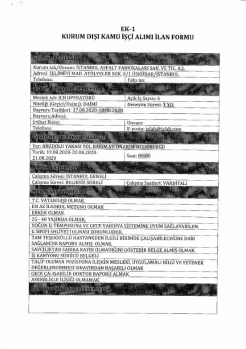 Kamuya Dev İŞçi Alımı: KPSS'siz 537 Personel Alınacak 12