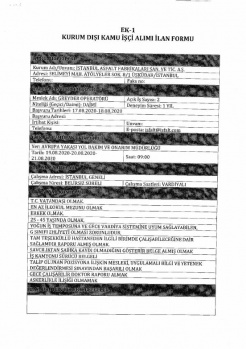 Kamuya Dev İŞçi Alımı: KPSS'siz 537 Personel Alınacak 22