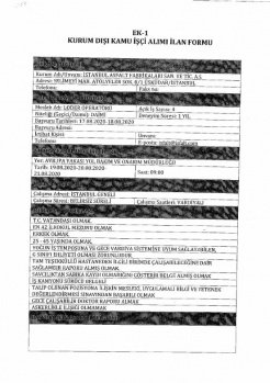 Kamuya Dev İŞçi Alımı: KPSS'siz 537 Personel Alınacak 23