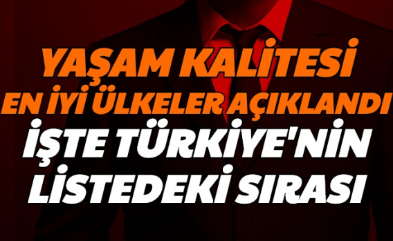 Yaşam Kalitesi En İyi Ülkeler Açıklandı-İşte Türkiye'nin Sırası 1