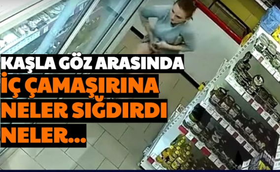 Markette Çaldığı Şeyleri İç Çamaşırına Koyup Çaldı 1