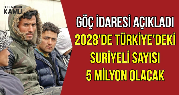 Türkiye'deki Suriyeli Sayısı 2028'de 5 Milyon Olacak