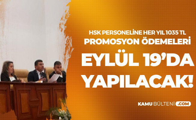 HSK Çalışanları için Anlaşma Sağlandı! 3 Bin 105 TL Promosyon Ödenecek
