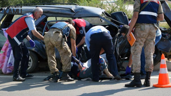 Tokat'ta Korkunç Kaza! 1 Ölü, 8 Yaralı