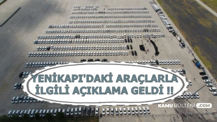 Yenikapı'daki Araçlarla İlgili Açıklama Geldi: "Utanıyorum"