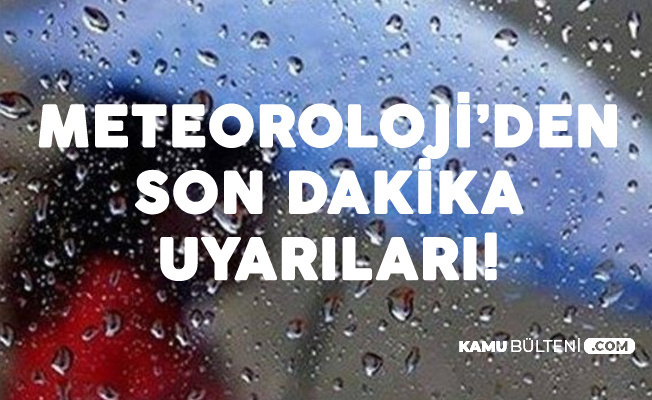 Hava Durumu Açıklandı-Gök Gürültülü Yağmur Geliyor (Adana, Antalya, Hatay, Samsun, Konya, Trabzon...)