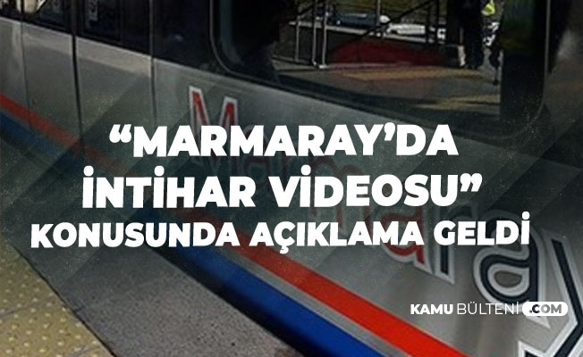 Marmaray'da İntihar İddialarıyla İlgili TCDD'den Açıklama Geldi
