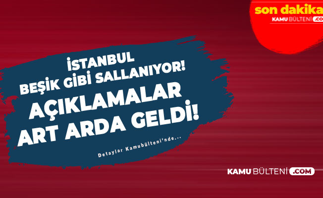 İstanbul Beşik Gibi Sallanıyor! Türk Kızılay'ından İstanbul'daki Depreme İlişkin Açıklama