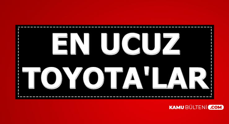 Kampanya Başladı: En Ucuz Toyota Corolla ve Yaris Modelleri
