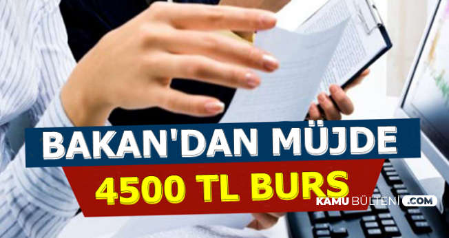 Bakan Varank'tan O Öğrencilere 4500 TL Burs Müjdesi