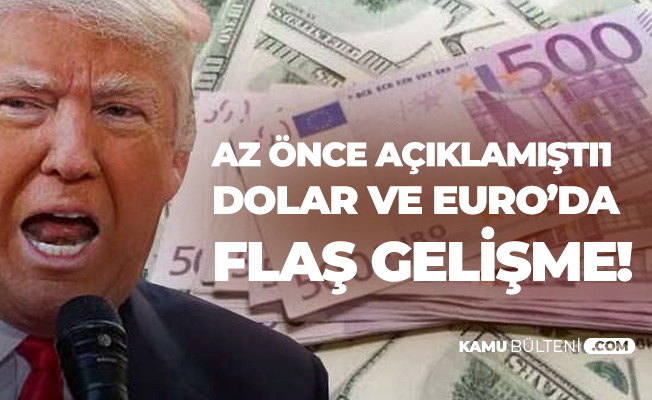 Trump'ın Açıklamalarından Sonra Dolar, EURO ve Altın Fiyatlarında Sert Düşüş