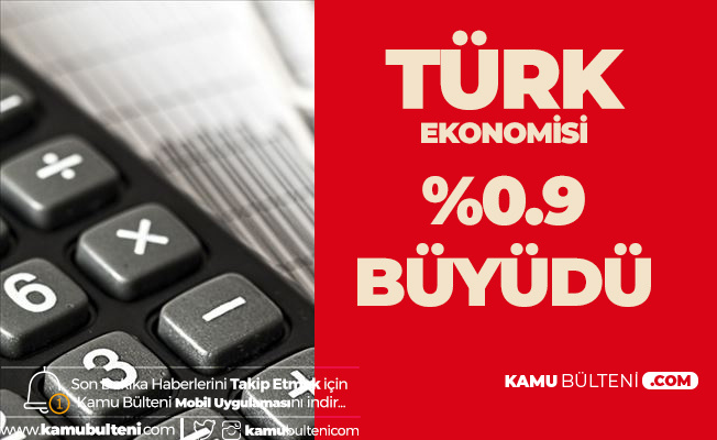 Türk Ekonomisi Yılın 3. Çeyreğinde %0.9 Büyüdü