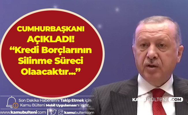 Cumhurbaşkanı Erdoğan'dan KYK Açıklamaları Art Arda Geldi! "Borçların Silinme Süreci Olacaktır"