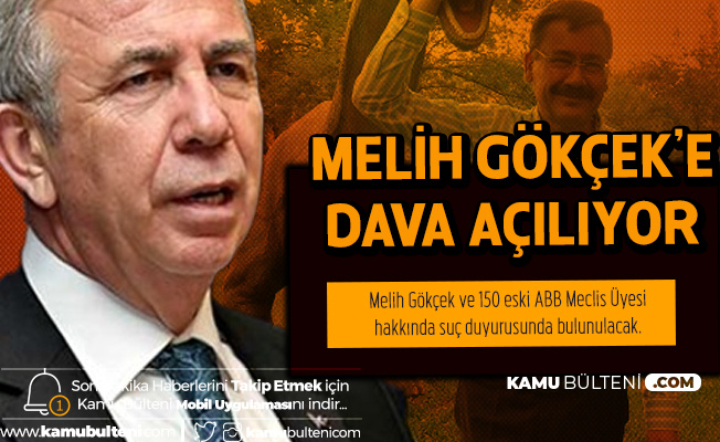 Ankara Büyükşehir Belediye Başkanı Mansur Yavaş'tan eski Başkan Melih Gökçek'e Dava!