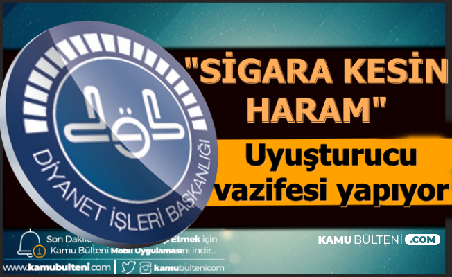 Ali Erbaş: "Sigara Kesin Haram"