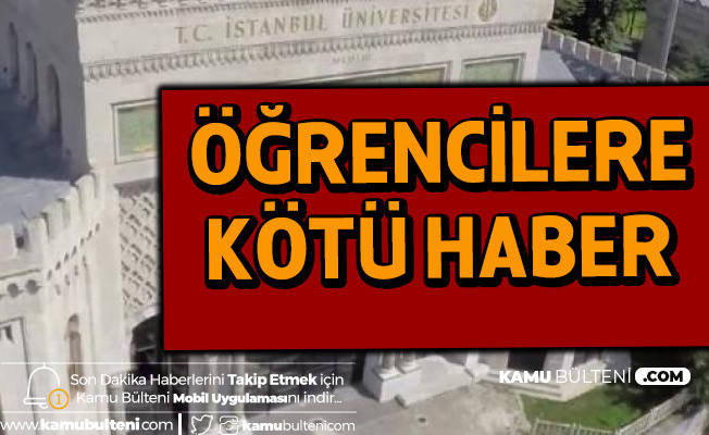 İstanbul Üniversitesi'nde Kahvaltı Kalktı, Öğrenci İndirimleri Tek Öğün Olacak