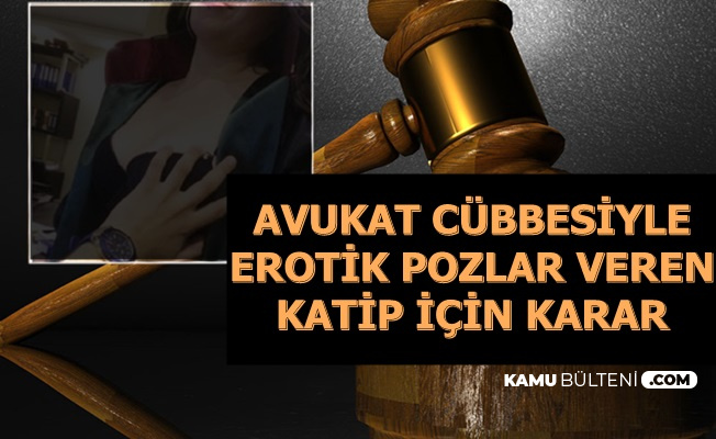 Avukat Cübbesi Giyerek Erotik Pozlar Veren Katibe Şok