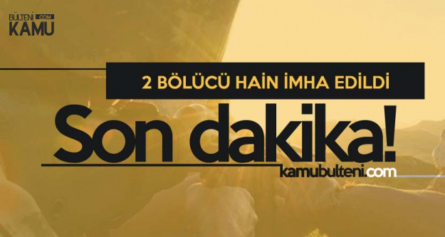 Diyarbakır'da 2 Bölücü Hain İmha Edildi