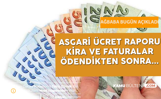 "Asgari Ücretliler Kira ve Faturaları Ödediklerinde Ellerinde 573 Lira Kalıyor"