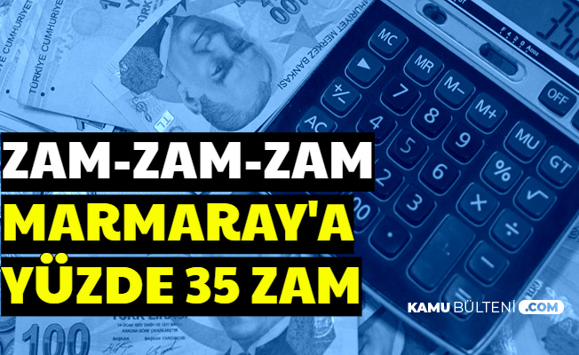 Marmaray Bilet Ücretlerine Yüzde 35 Zam