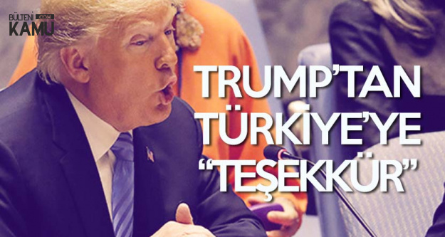 ABD Başkanı Trump'tan Türkiye'ye 'İdlib' Teşekkürü