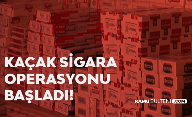 Ankara'da Kaçak Sigara Operasyonu! On Binlerce Paket Ele Geçirildi