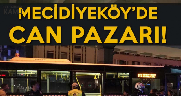 Mecidiyeköy'de Can Pazarı! Halk Otobüsü Köprü Ayağına Çarptı