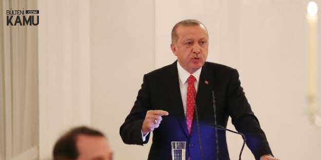 Cumhurbaşkanı Erdoğan'dan Sert Tepki : Almanya'da Ellerini Kollarını Sallayarak Dolaşıyorlar
