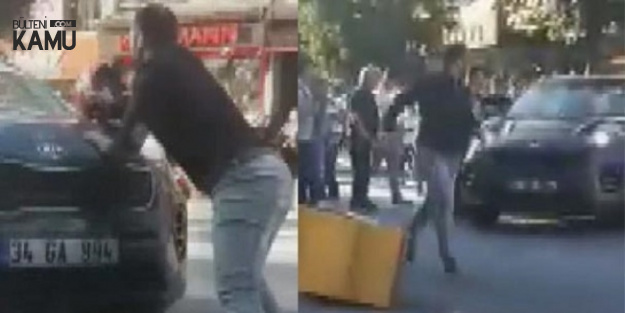 Bakırköy'de Kan Donduran Olay! Aracı Vatandaşların Üzerine Sürdü