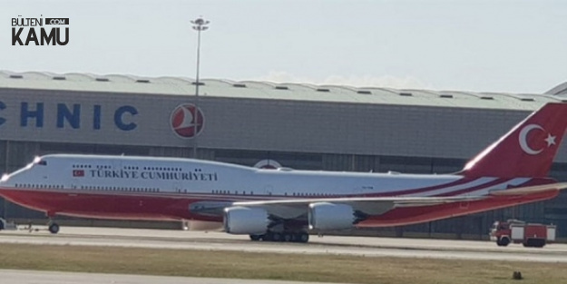 Katar Emirinin Türkiye'ye Hibe Ettiği Uçak Antalya'da