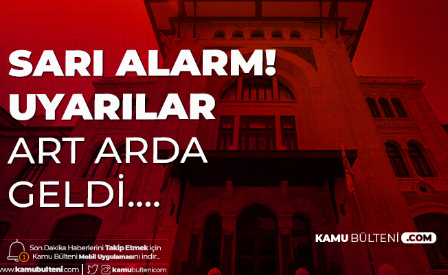 Ankara'da Sarı Alarm! Valilik'ten Uyarılar Art Arda Geldi