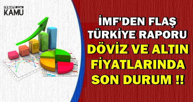 İMF'den Flaş Türkiye Açıklaması (İşte Döviz ve Altın Fiyatlarının Tepkisi)