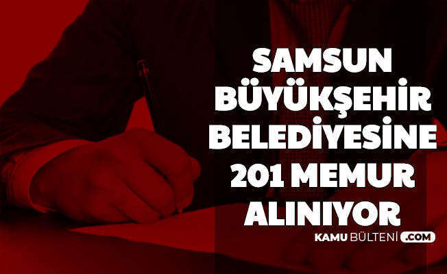 Samsun Büyükşehir Belediyesine 201 Memur Alımı-İşte İnternetten Başvuru Ekranı
