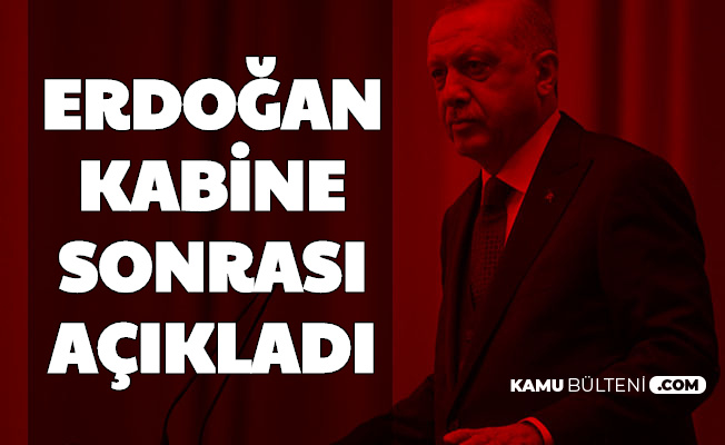 Kabine Sonrası Cumhurbaşkanı Recep Tayyip Erdoğan Açıkladı (Sokağa Çıkma Yasağı, 18 Altı 65 Yaş Üstü Yeni Saatler)