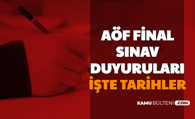 AÖF Finali Duyuruları Yayımlandı-İşte AUZEF, Atatürk ve Anadolu Üniversitesi Sınav Tarihleri