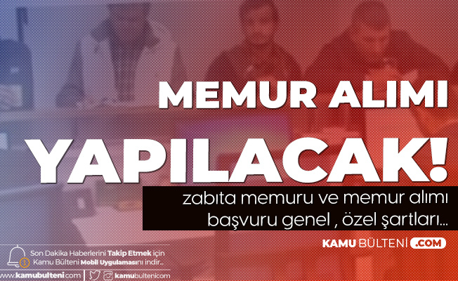 KPSS 75 Puanla Zabıta Memuru ve Memur Alınacak - Fatih Belediyesi Memur Alımı Şartları