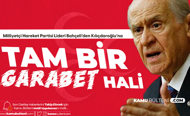 MHP Lideri Bahçeli: Kılıçdaroğlu'nun Demirtaş'ı Masum Gösterme Çabası Tam Bir Garabet Hali