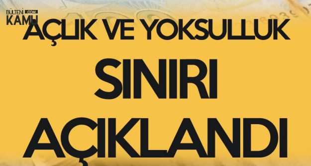 Türk-İş , Açlık ve Yoksulluk Sınırını Açıkladı!